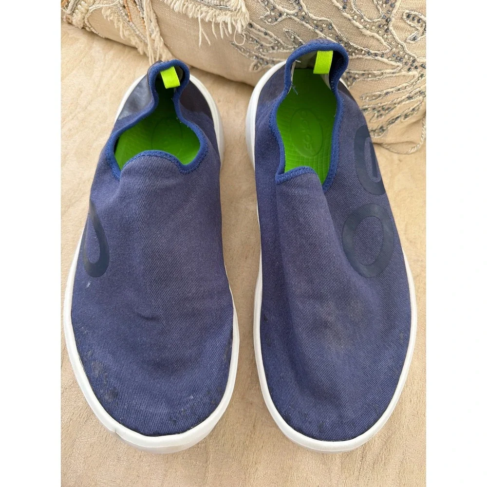 OOFOS BLUE SLIP ON 00MG Low Sport Sneaker  size 12 Blue